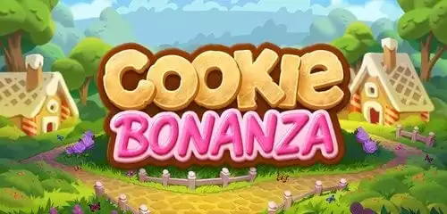 Cookie Bonanza slot by Armadillo Studios — gameplay screenshot showing candy theme