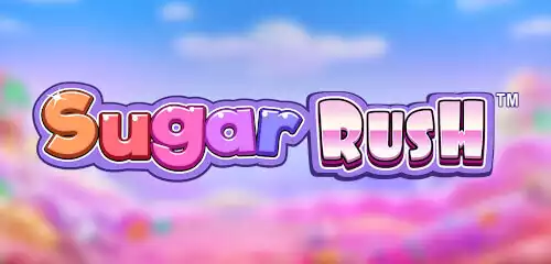 Sugar Rush slot by Pragmatic Play — gameplay screenshot showing candy theme