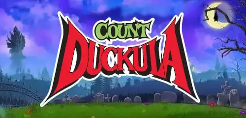 Count Duckula slot by Blueprint Gaming — gameplay screenshot showing tv-show theme