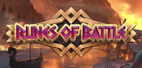 Runes of Battle slot by Yggdrasil — gameplay screenshot showing viking theme